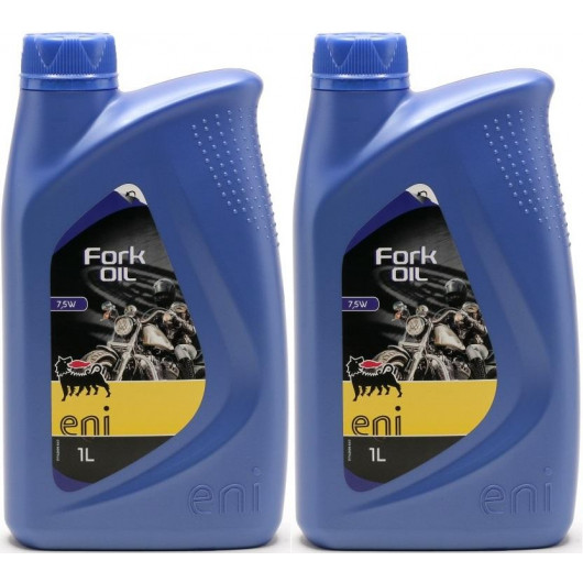 ENI Fork Oil SAE 7 5W Gabelöl fork oil 2x 1l 2 Liter Gabelöl 7 5W