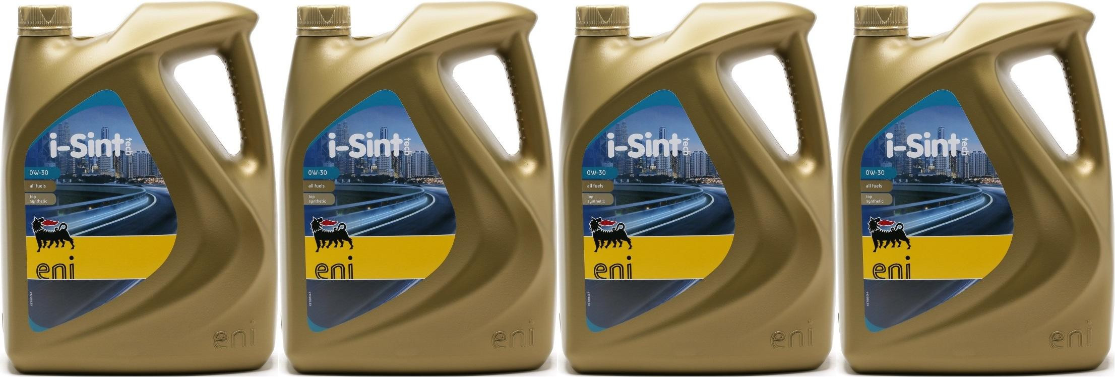 Eni i Sint tech 0W 30 Motoröl 4x 5 20 Liter SAE 0W 30 PKW