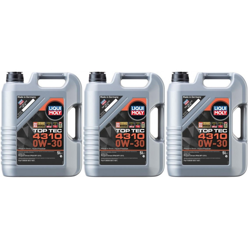 Liqui Moly Top Tec W Motor L X Liter Sae W