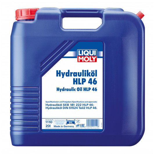 Liqui Moly 1110 Hydrauliköl HLP 46 20l - Hydrauliköl HLP 46 - HLP  Hydrauliköl - Hydrauliköl - Öle 