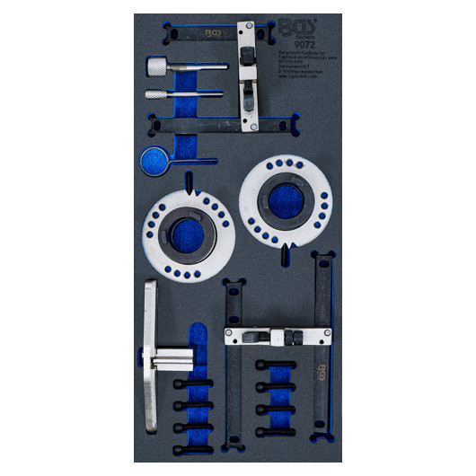 -Zylinder Motor-Einstellwerkzeug-Satz - 1.0, Zubehör - Ford Werkzeug 3 BGS | Werkstattwageneinlage für 1/3: Ecoboost