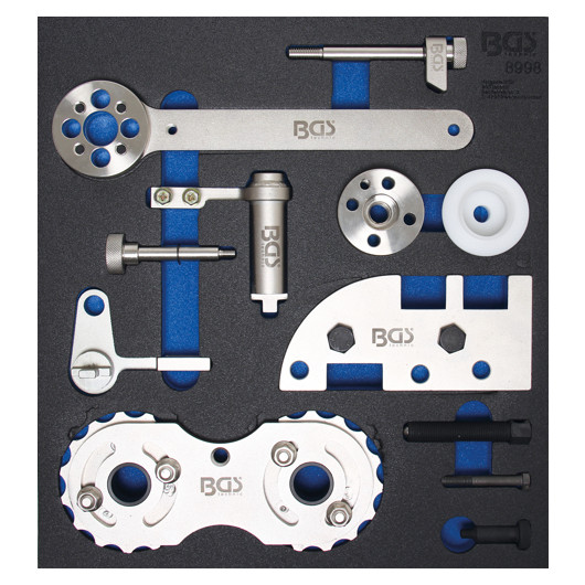 BGS Werkstattwageneinlage 2/3: Motor-Einstellwerkzeug-Satz B4204 | - Werkzeug für - Zubehör Volvo
