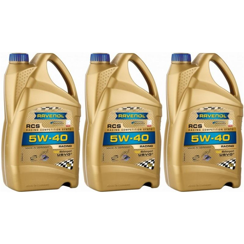 RAVENOL RCS Racing Competition Synto SAE 5W-40 Motoröl 20 Liter