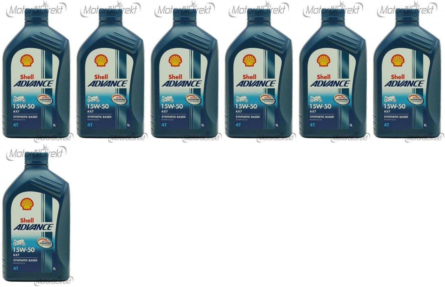 Shell Advance Ax T W Motorrad Motor L X L Liter T Sae