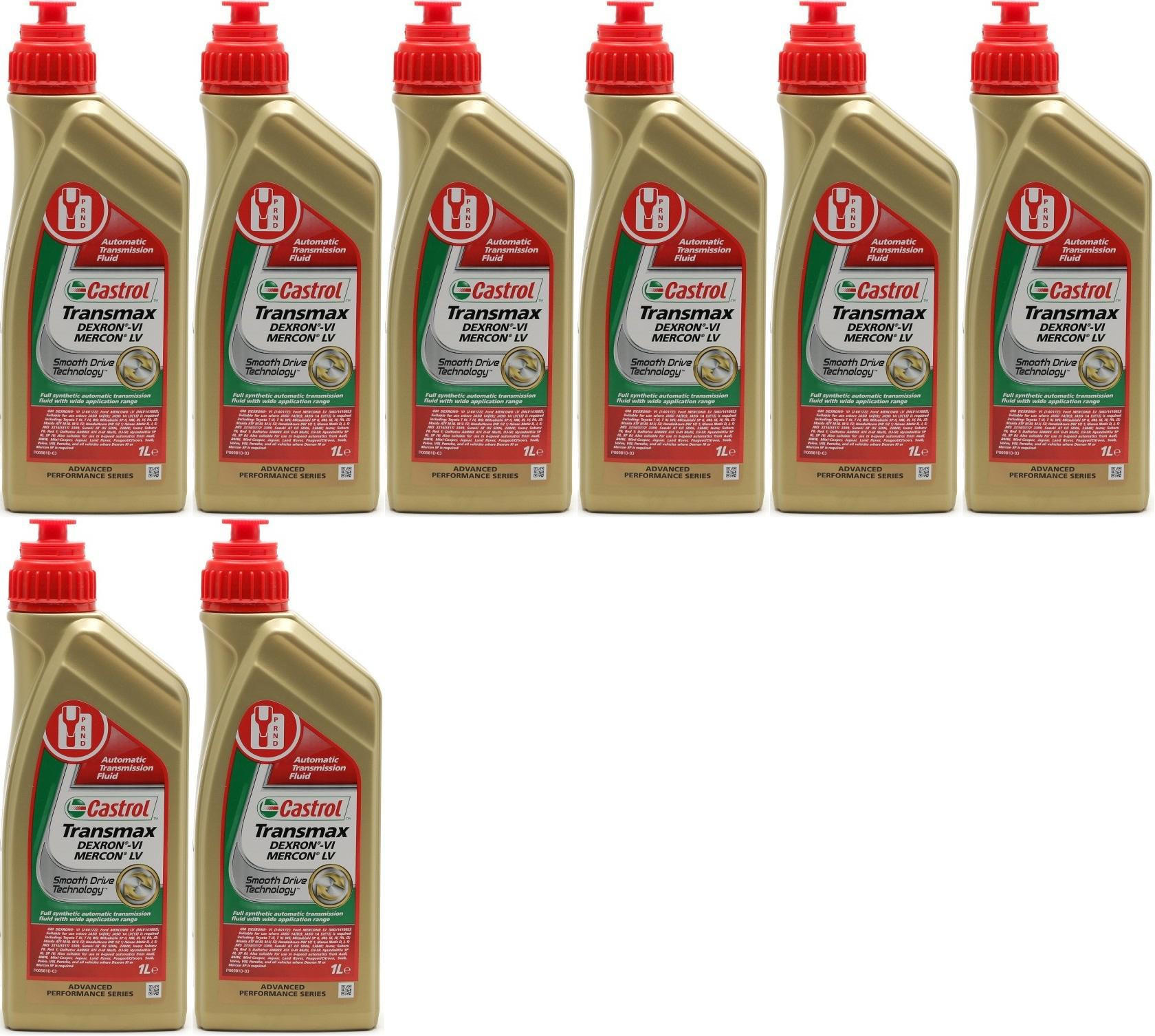 Castrol Transmax Dexron Vi Mercon Lv Automatik Getriebe L X L Liter Atf Automatik