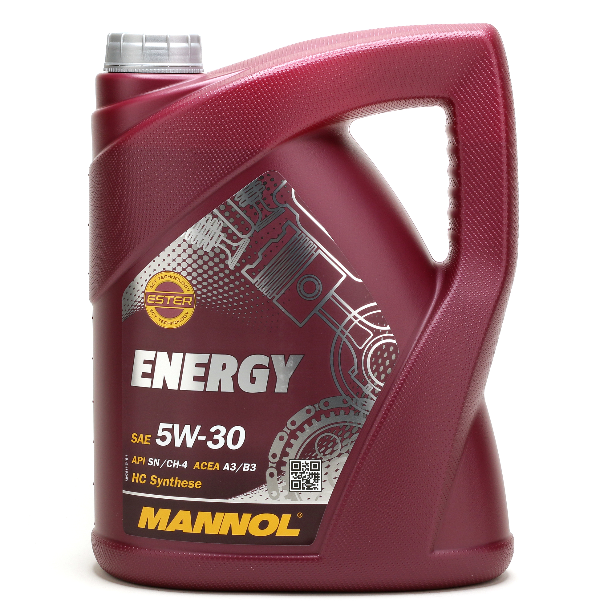 MANNOL 5W-30 ENERGY 5 Liter + Öl Einfülltrichter 2l