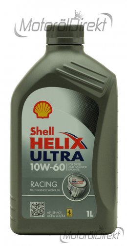 Shell Helix Ultra Racing 10W-60 Motoröl 1l - SAE 10W-60 - Auto/PKW Motoröle  (SAE) - Öle 